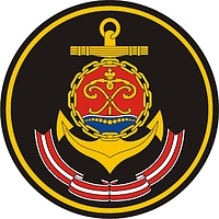 Russian Baltic Fleet, shoulder patch - vector image