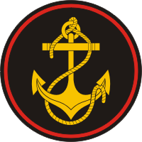 Russian Marines (Naval Infantry), emblem (shoulder patch) - vector image