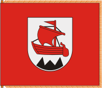 Balbieriskis (Lithuania), flag - vector image