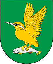 Vector clipart: Baltoji Vokė (Lithuania), coat of arms