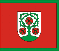 Domeikava (Lithuania), flag - vector image