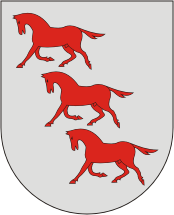 Dusetos (Lithuania), coat of arms - vector image