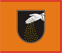Гинкунай (Литва), флаг - векторное изображение