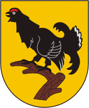 Kruopiai (Lithuania), coat of arms - vector image