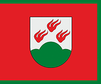 Vector clipart: Luokė (Lithuania), flag