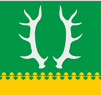 Mažonai (Lithuania), flag - vector image