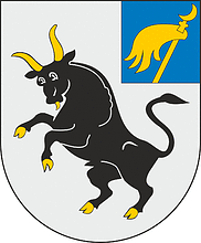 Vector clipart: Nemėžis (Lithuania), coat of arms