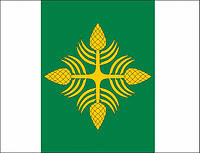 Пабаре (Литва), флаг - векторное изображение