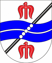Пабраде (Литва), герб