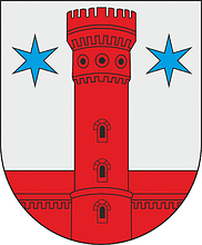 Vector clipart: Raudonė (Lithuania), coat of arms