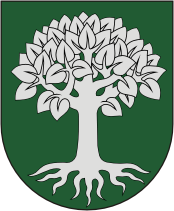 Sidabravas (Lithuania), coat of arms - vector image