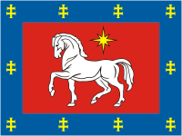 Utena district (Lithuania), flag - vector image