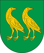 Ужледжяй (Литва), герб - векторное изображение