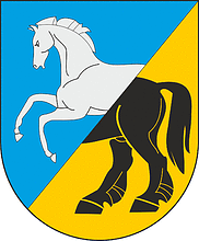 Vector clipart: Želva (Lithuania), coat of arms