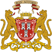 Aberdeen (Scotland), coat of arms - vector image