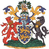 Vector clipart: Berkshire (county in England), coat of arms (1974)