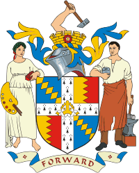 Birmingham (England), coat of arms (1974)