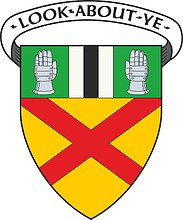 Vector clipart: Clackmannanshire (historic county in Scotland), coat of arms (1927)