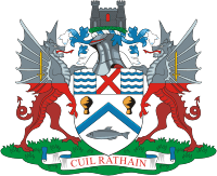 Колрэйн (Северная Ирландия), герб - векторное изображение