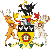Derbyshire (county in England), coat of arms
