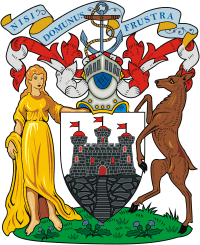 Edinburgh (Scotland), coat of arms - vector image