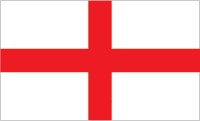 Англия, флаг - векторное изображение
