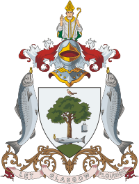 Glasgow (Scotland), coat of arms (1866) - vector image