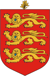 Guernsey (UK), coat of arms - vector image