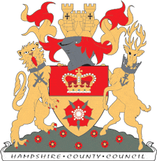 Hampshire (county in England), coat of arms - vector image