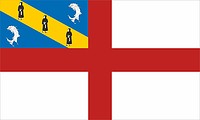 Херм (Великобритания), флаг - векторное изображение