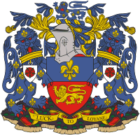 Lancaster (England), coat of arms - vector image