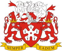 Лестер (Англия), герб - векторное изображение