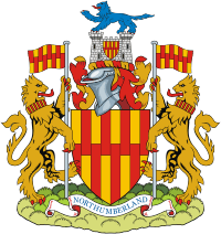 Нортумберленд (графство в Англии), герб - векторное изображение
