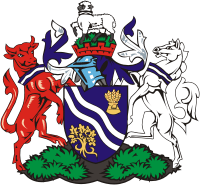 Oxfordshire (county in England), coat of arms - vector image