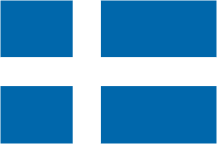 Shetland Islands (area in Scotland), flag - vector image