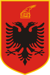 Albanien, Wappen - Vektorgrafik