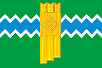 Vector clipart: Chyornysh (Komia), flag