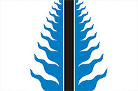 Nizhniy Odes (Komia), flag - vector image