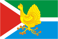 Сосногорск (Коми), флаг - векторное изображение