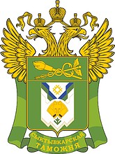 Syktyvkar Customs, former emblem - vector image