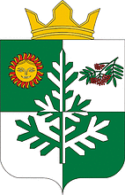 Zelenets (Komia), coat of arms - vector image