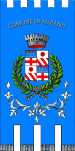 Флаг коммуны Альвиано (провинция Терни)
