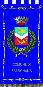 Флаг коммуны Бассиньяна (провинция Алессандрия)