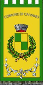 Флаг коммуны Кайвано (провинция Неаполь)