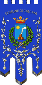Флаг коммуны Кальката (провинция Витербо)
