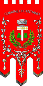 Флаг коммуны Кантьяно