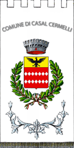 Флаг коммуны Казаль-Чермелли (провинция Алессандрия)