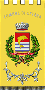 Флаг коммуны Четара (провинция Салерно)