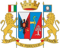 Vector clipart: Italian Cuirassiers Regiment, coat of arms