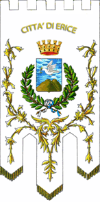 Флаг города Эриче (провинция Трапани)